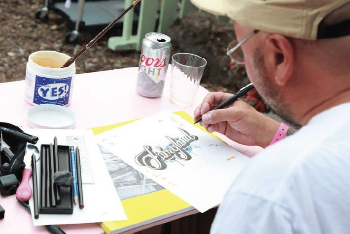Art happening at Drawn Together