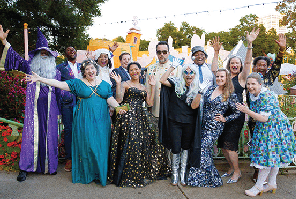 Gala Committee cheering