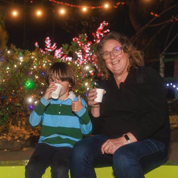 Winter Fun Square Photo family_on_ride